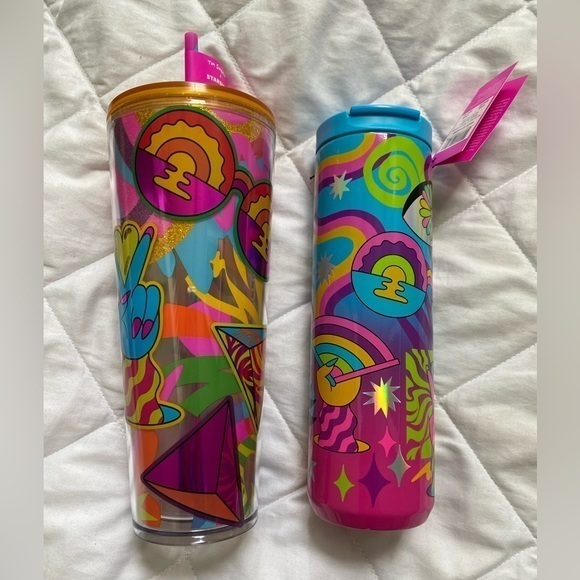 Starbucks 2023 Pride 🌈 Limited Release Tim Singleton set of two tumblers NWT - Picture 2 of 3